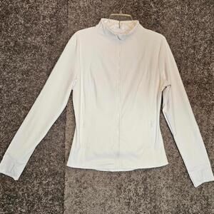Women's White Slim Fit Yoga/Jogging Jacket. XL. NWt